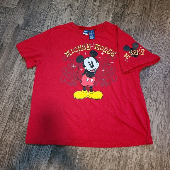 Disney's Mickey Mouse Red plus size Women's T Shirt 1XL - Picture 3 of 6